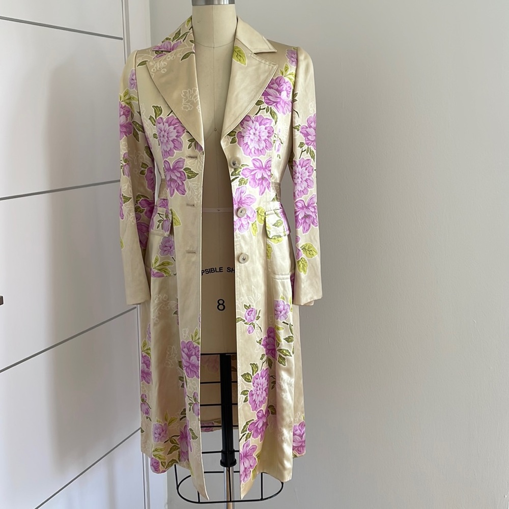 Banana Republic 💯 silk trench coat